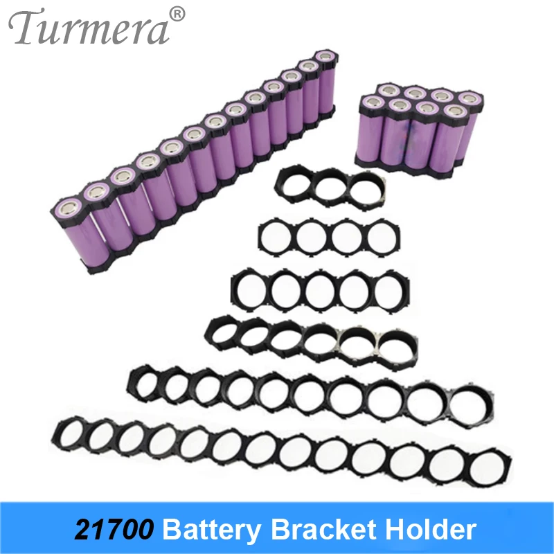 Turmera 10Piece 21700 Lithium Battery Holder Bracket 21700 Spacer Assemble for 10S 36V 13S 48V Electric Bike E-Scooter Batteries