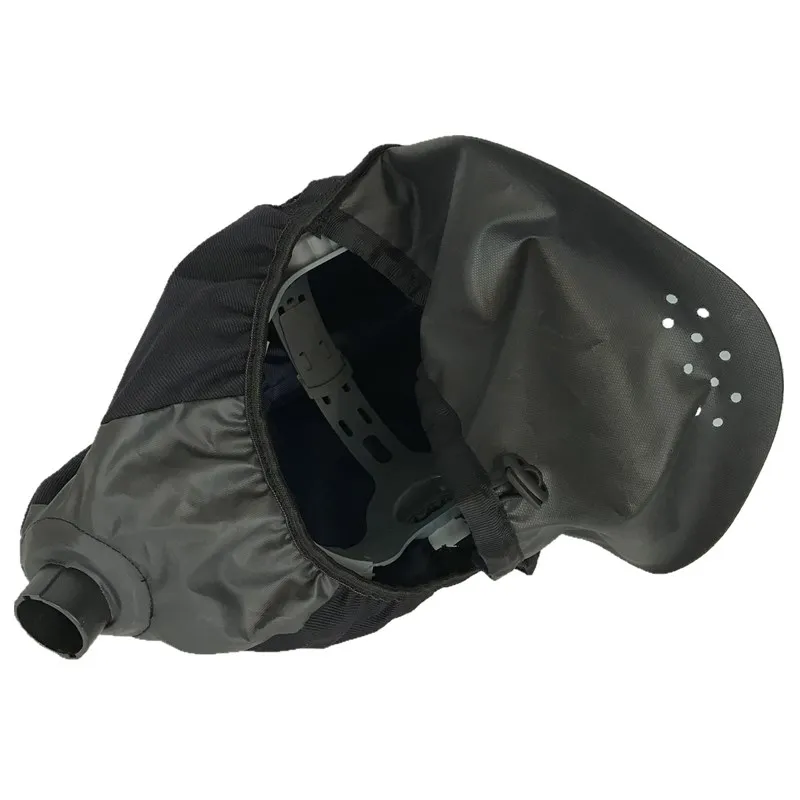 Welding Helmet Large Viewing PAPR Auto Darkening Mask High Powered Filtration Dust Respirator for Welder Machine