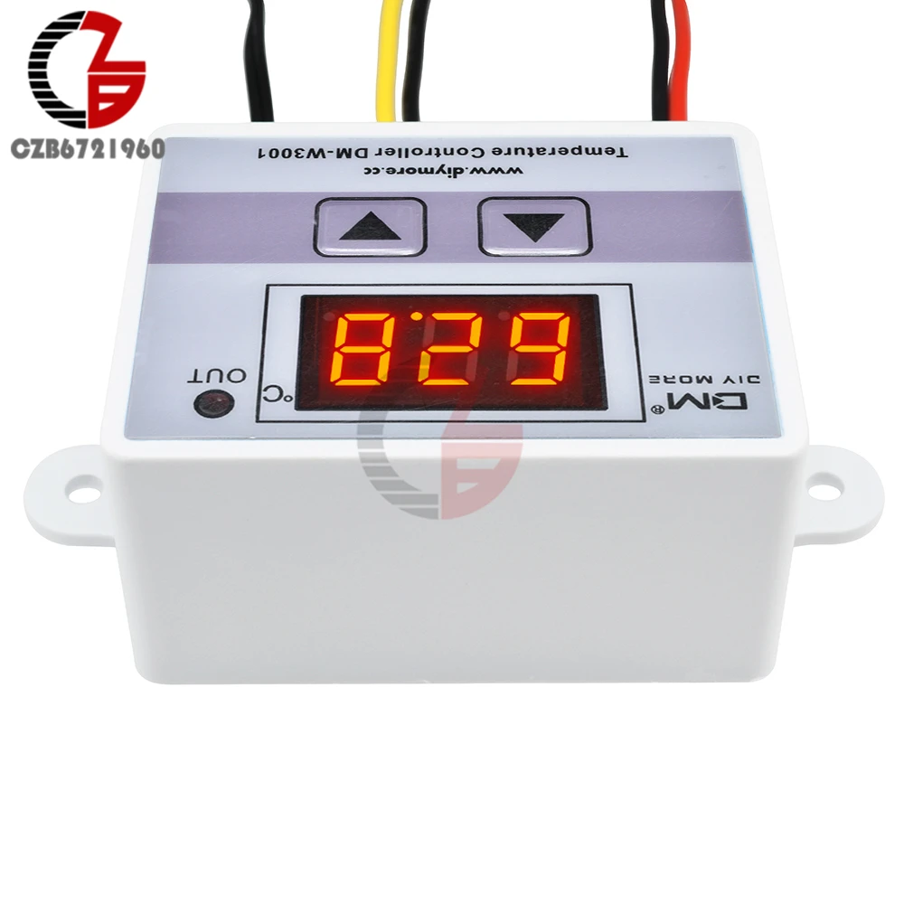 12V 24V 110V 220V Digital Thermostat Temperature Controller Regulator Thermometer Thermoregulator Aquarium Incubator Temp Sensor