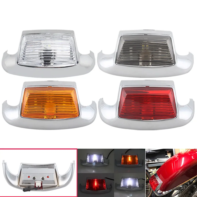 

Motorcycle Front Rear Fender Tip Light Lamp Edge LED Mudguard Trim Driving Light For Harley Glide FLHTCU FLSTC HLHT FLHR FLHRC