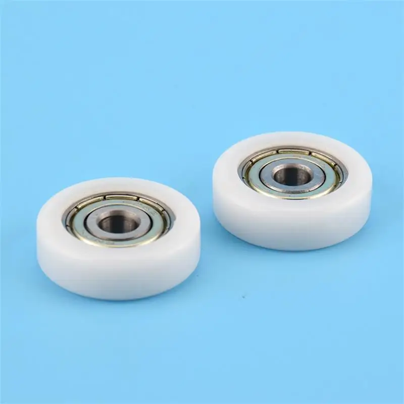 20pcs/100pcs 6*26*8mm 626ZZ 626 bearing POM nylon plastic coated pulley 3d printer parts engraving machine flat wheel  6x26x8 image 2