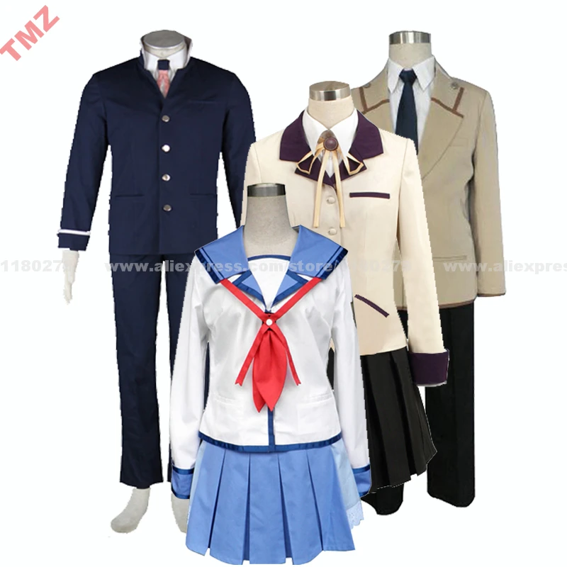 Angel Beats! AB! Masami Iwasawa Group of Characters Clothing Anime Clothes Cosplay Costume,Customized Accepted