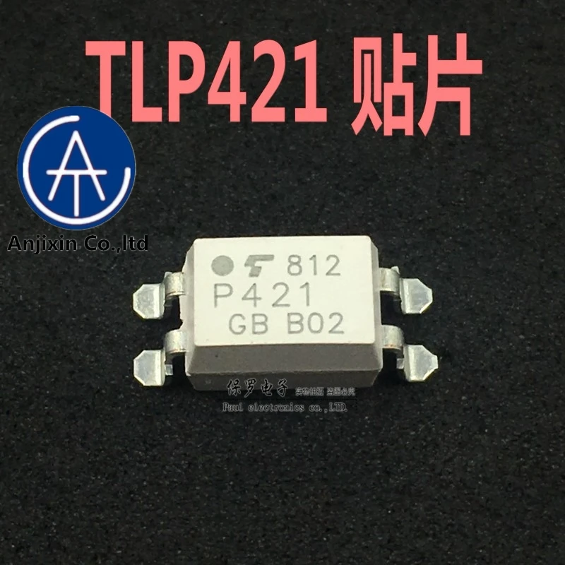 10 Buah 100% Asli Baru Photocoupler TLP421GB TLP421 P421 SOP-4 Saham Nyata