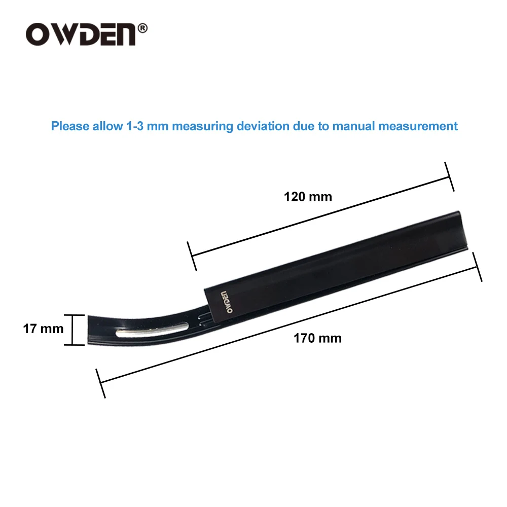 OWDEN Safety Beveler coltello per sfoltire per sottile la pelle spessa fai da te Skiver coltelli per sfoltire la pelle in stile americano