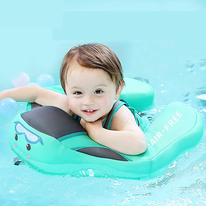 Baby Swimming Ring Safety Non-Inflatable Float Lying Infant Kids Swim Pool Accessories Circle Bathing Toys Float Swim Trainer