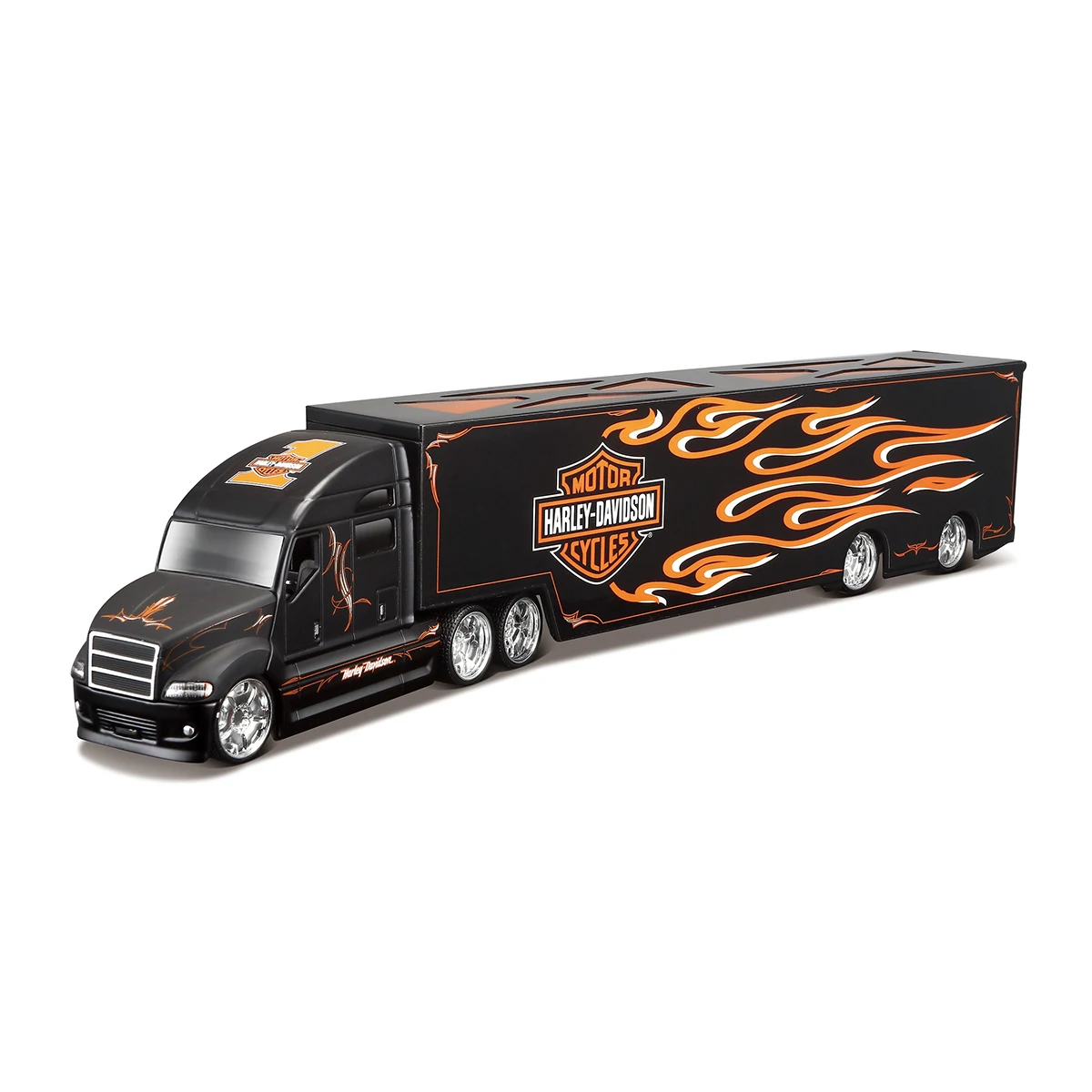 Maisto 1:64 Harley-Davidson Orange Black Haulers Static Die Cast Vehicles Collectible Hobbies  Model Car Toys