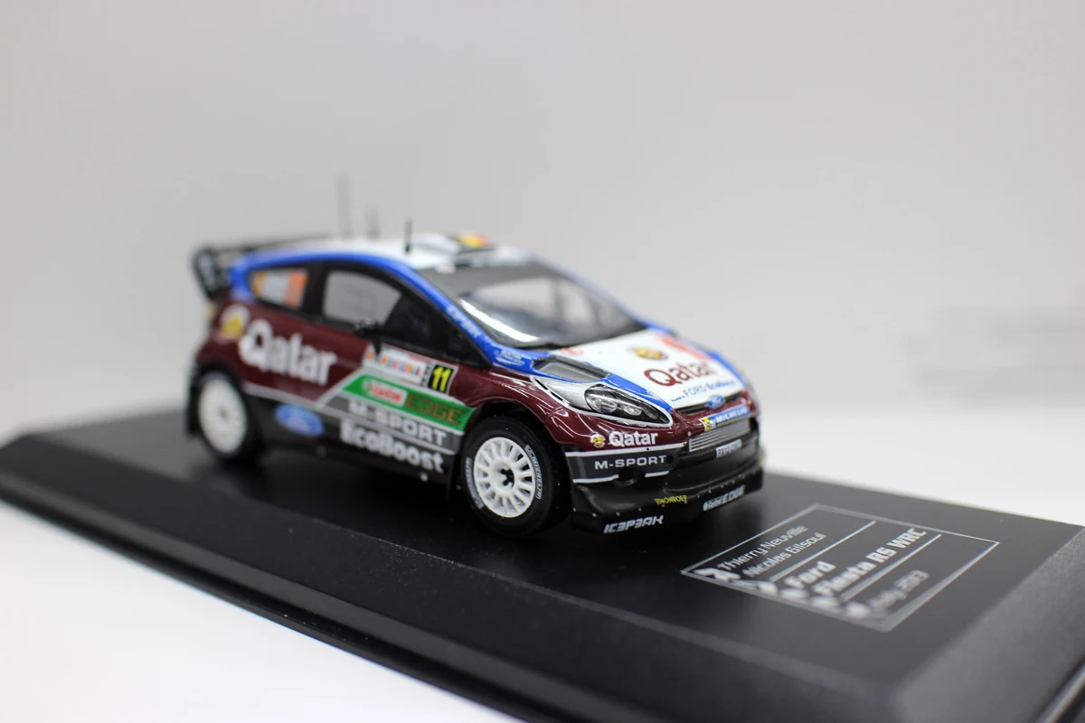 Diecast Club 1:43 Scale Model Car  Fiesta RS WRC 2013 Rally Racing Diecast Car For Collection Gift