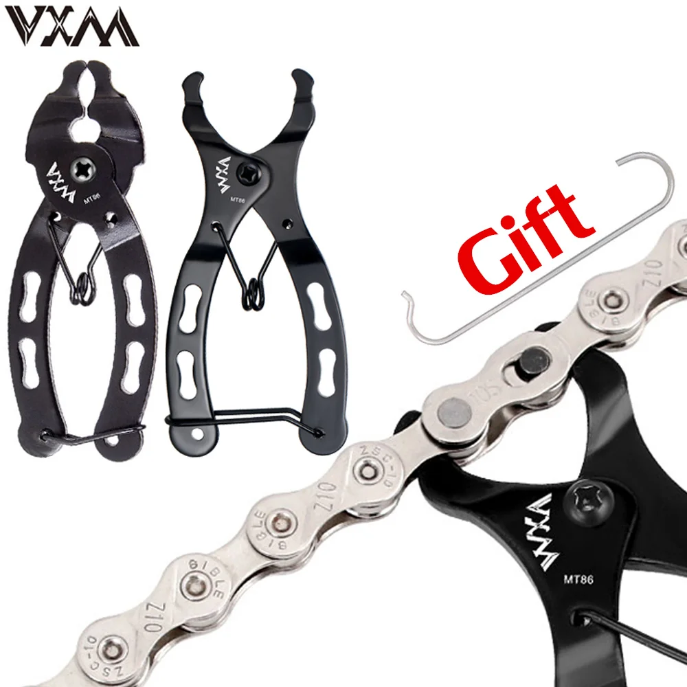 

VXM Bicycle Open Close Chain Link Magic Buckle Removal Quick Repair Tool Bike Mini Chain Link Magic Buckle Pliers Chain Wrenches