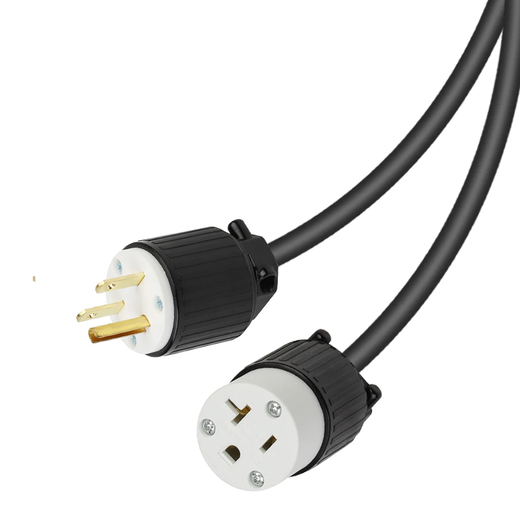 Jorindo NEMA 6-15P เป็น5-20R สายแปลงไฟมาตรฐานอเมริกันปลั๊ก3ขา6-15P เพื่อ5-20R ซ็อกเก็ต3รู