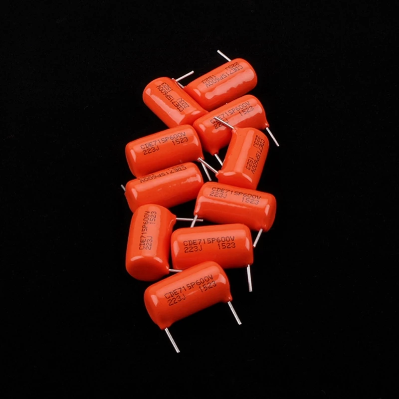 Stock .022uf 600v Sprague Guitar Tone Capacitors 715P Orange Drop Capacitor Caps Guitar Tone Cap Capacitors Drop Shipping