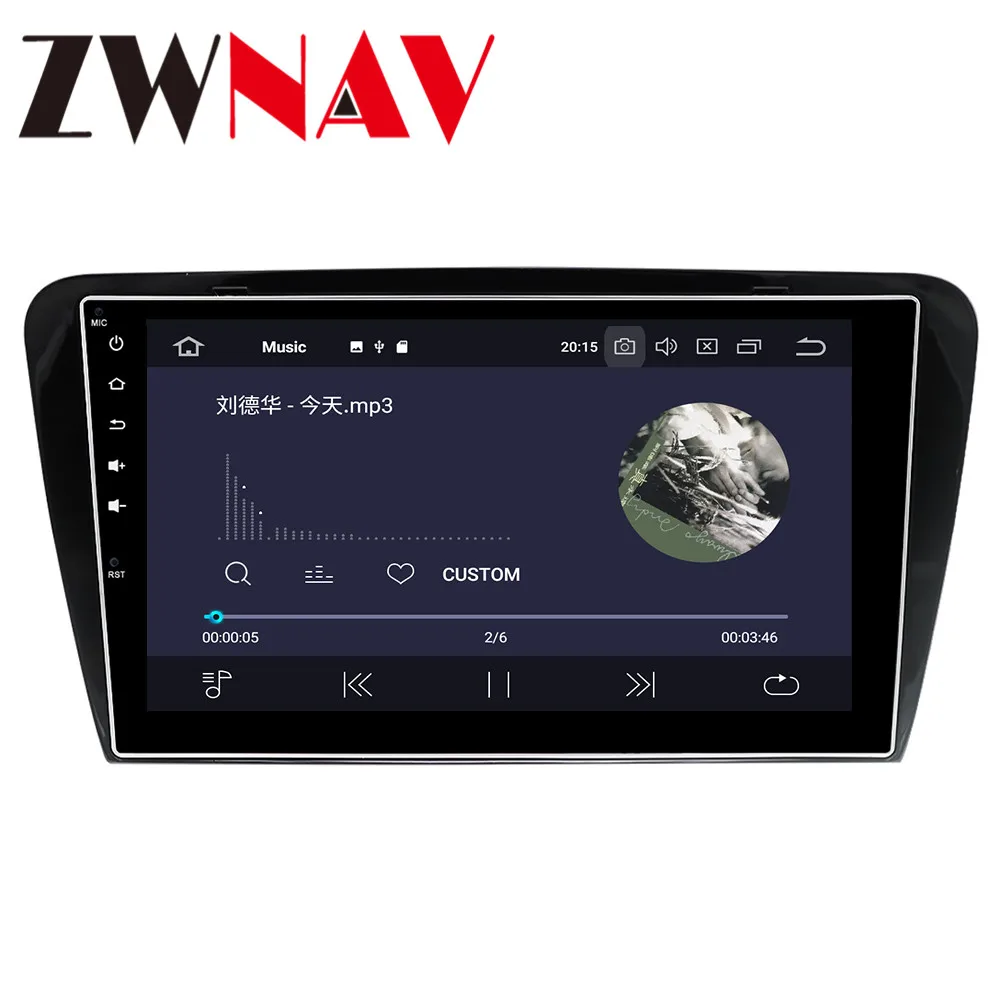 Android 10 PX6 4+64G With DSP Carplay IPS Screen For Skoda Octavia 2014 2015 2016 2017 Auto AC Radio Stereo GPS No DVD Player