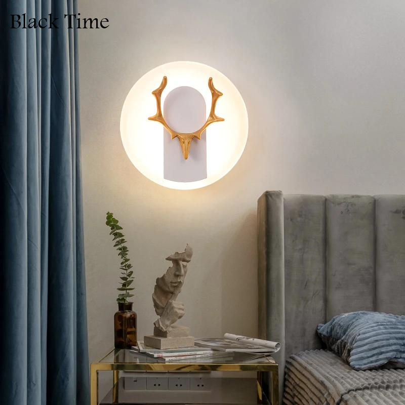 

Minimalist LED Wall Light Home Creative Wall Lamp for Living Room Bedroom Bedside Corridor Aisle Light Indoor Decor Sconce Light