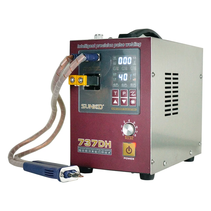 SUNKKO 737DH  Battery Spot Welding Machine 18650 Lithium Battery High Power Small Welding Machine