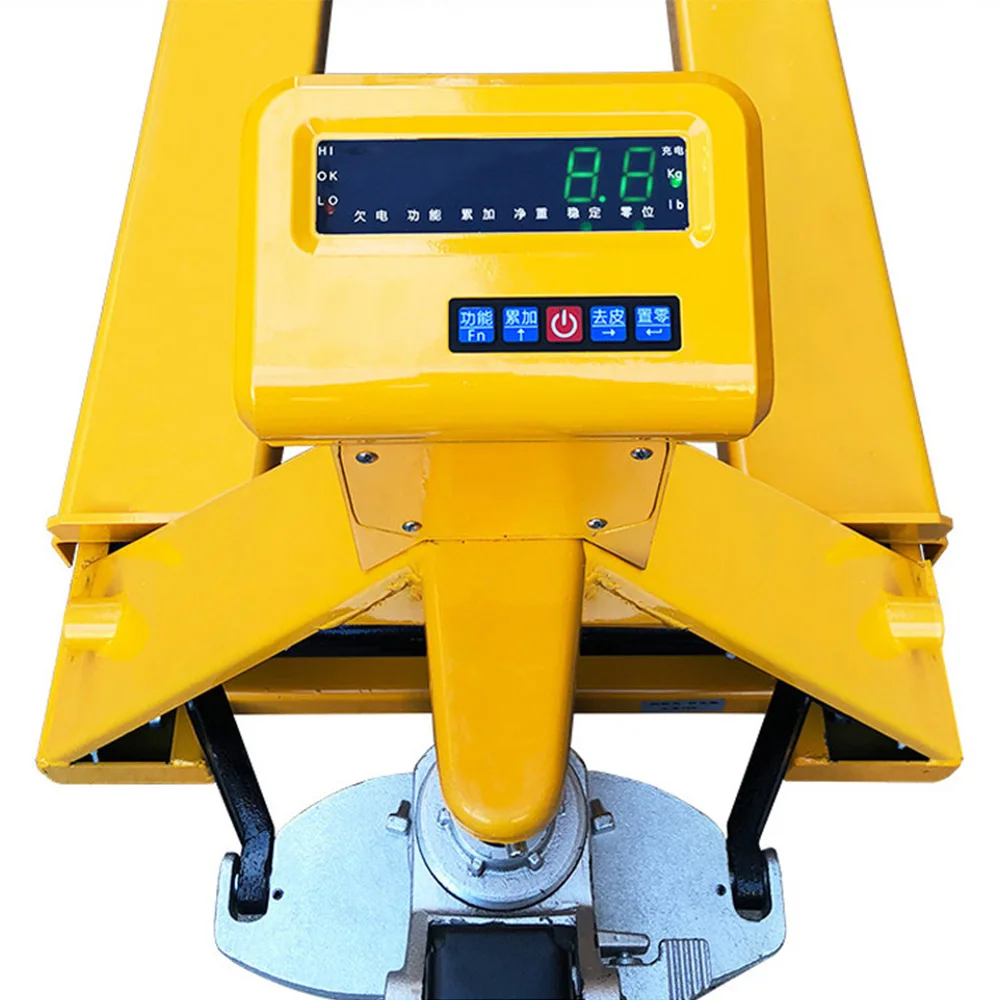 Carrello elevatore elettronico per carrelli elevatori bilancia 2 tonnellate 3 tonnellate carrello elevatore idraulico manuale per pallet