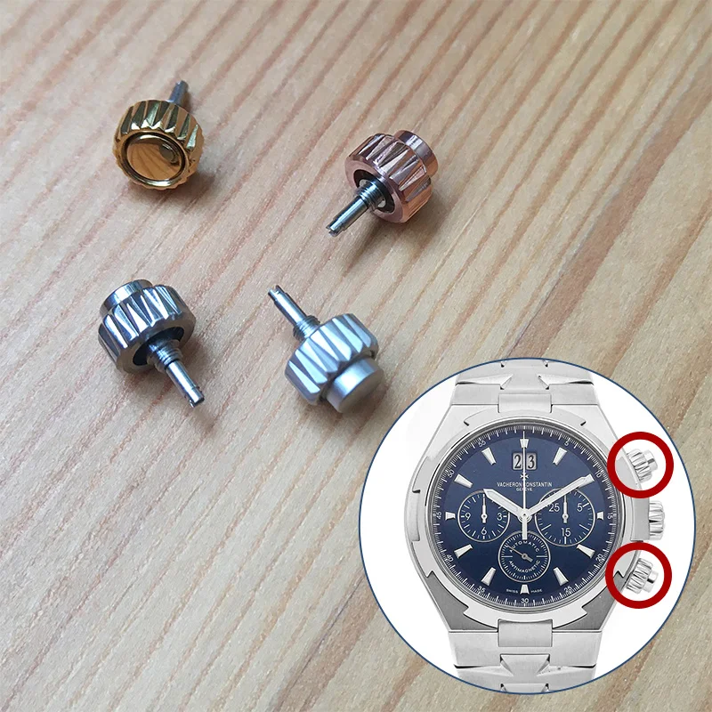 watch screw pusher for Vacheron Constantin Overseas automatic chronograph watch push button