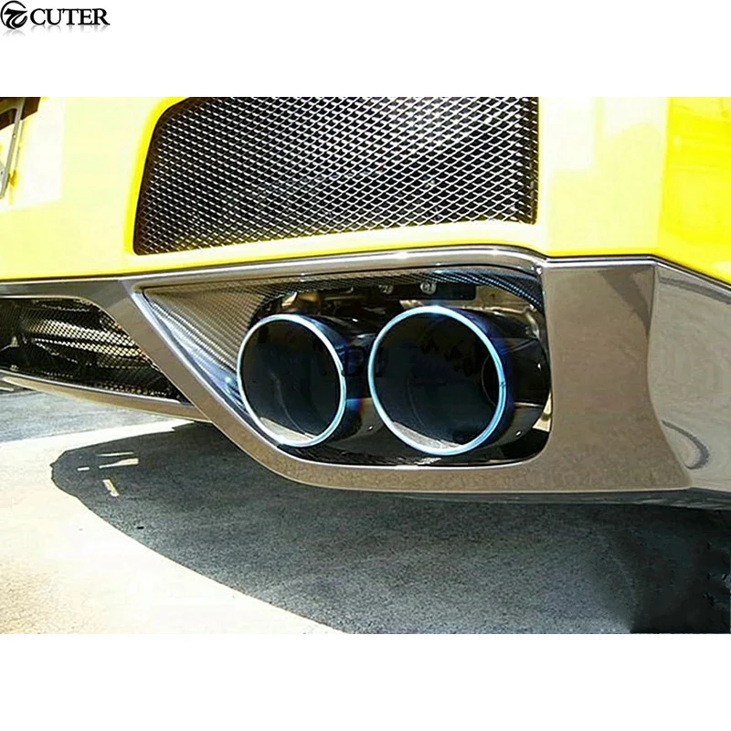 GTR Gt-r R35 Carbon Fiber Rear Bumper Lip Diffuser Exhasut Cover for Nissan Gtr R35 Car Body Kit 08-13