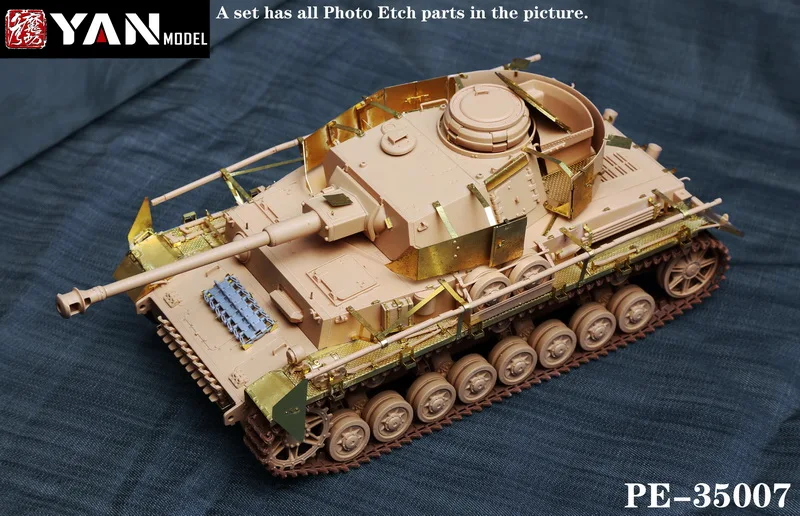 [Yan Model] PE-35007 1/35 Pz.Kpfw.IV Ausf.J Photo-etched Updates (for RFM RM-5033/5043)