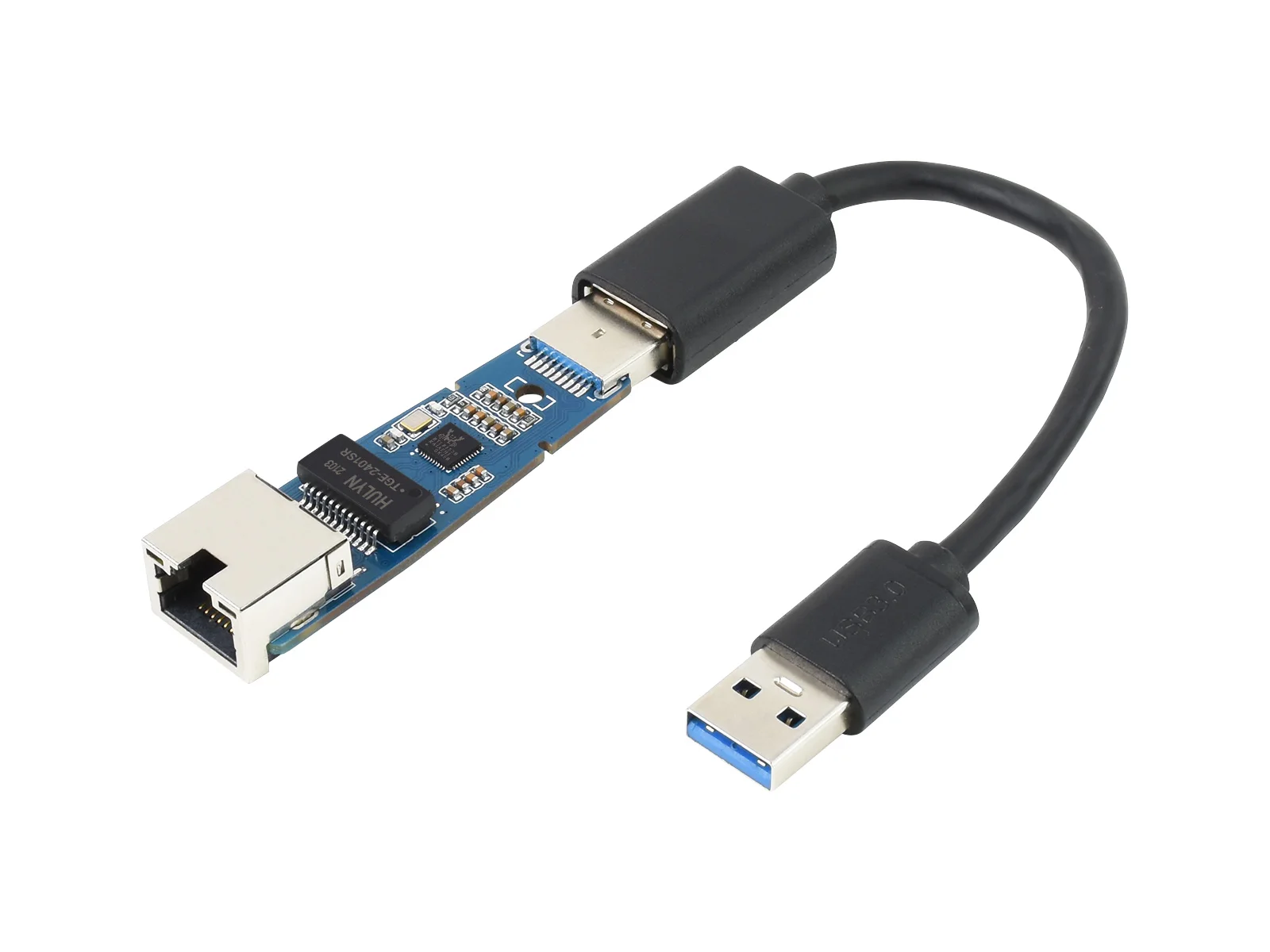 

USB 3.2 Gen1 TO Gigabit ETH,Drive free,Plug and Play, Support Win7/8/8.1/10, Mac, Linux, Android and other systems,