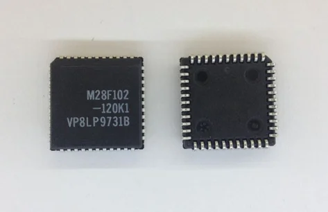 Lote de 10 unidades, M28F102-120K1, M28F102, PLCC44, nuevo y original