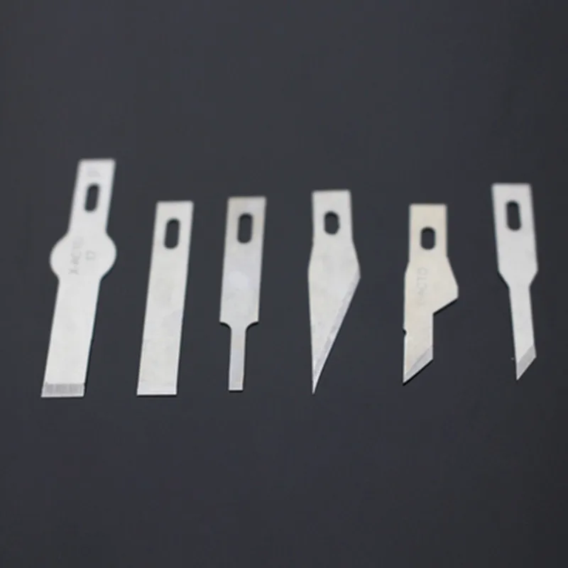 1 Set 10PCS Stainless Steel BSD Blade For Art Engraving And Cutting Film And Mobile Phone Repair And Glue Removal Repair Tool
