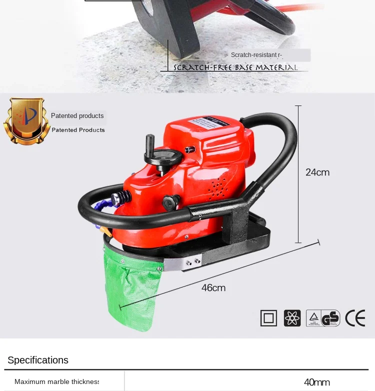 110/220V 2000W Stone edging machine marble edging machine marble granite ceramic tile edging machine