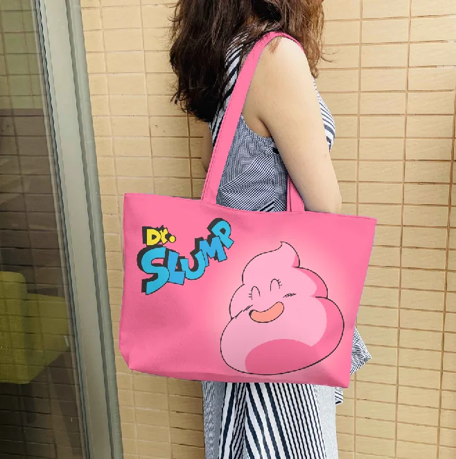 IVYYE Arale Fashion Anime Shoulder Bag Casual Shopping Bags Cartoon Handbag Travel Lady Girls