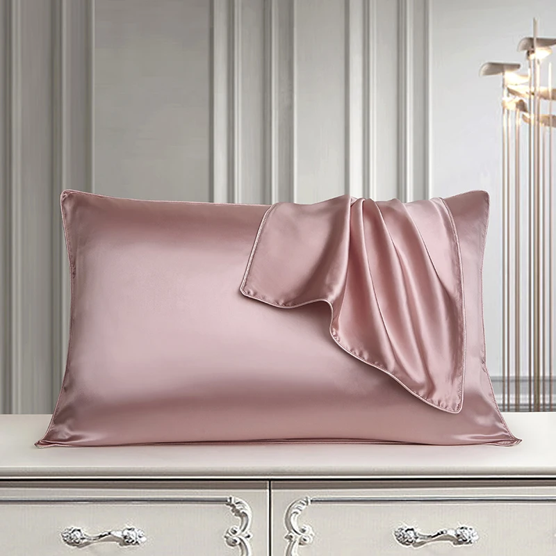 mulberry silk pillow case 100% pure silk pillowcase real silk pillowcase natural silk pillowcase