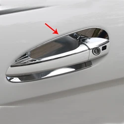 For Mercedes Benz GLK GL ML C Class W204 X204 X166 ABS Chrome Car Door Bowl Cover Trim Car Accessories