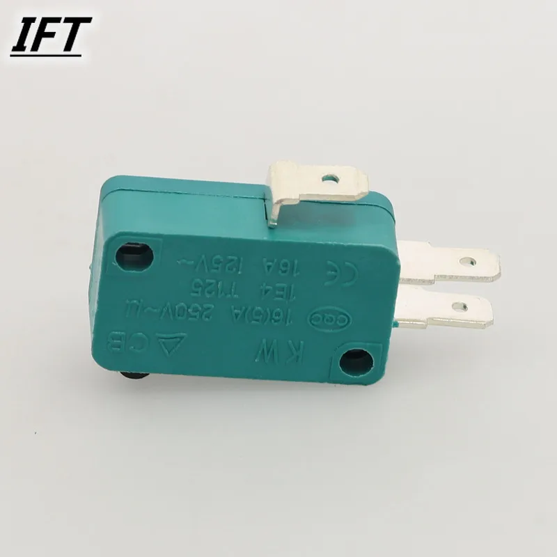 2pcs AC 16A 125V/250V Push Button Actuator Micro Limit Switch KW3-0Z
