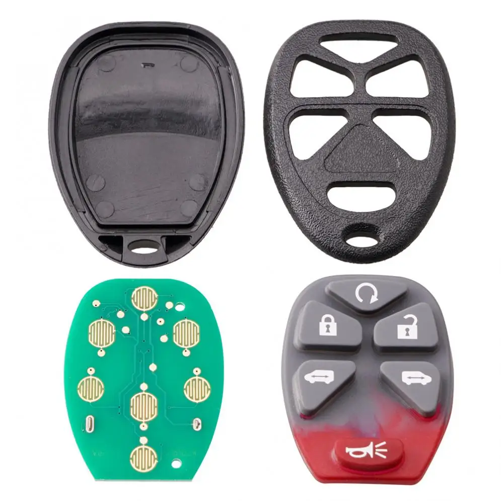 6 Buttons 315Mhz Remote Keyless Entry Remote Key Fob Car Key KOBGT05A Fit for 2005 2006 2007 2008 2009 Chevrolet Uplander