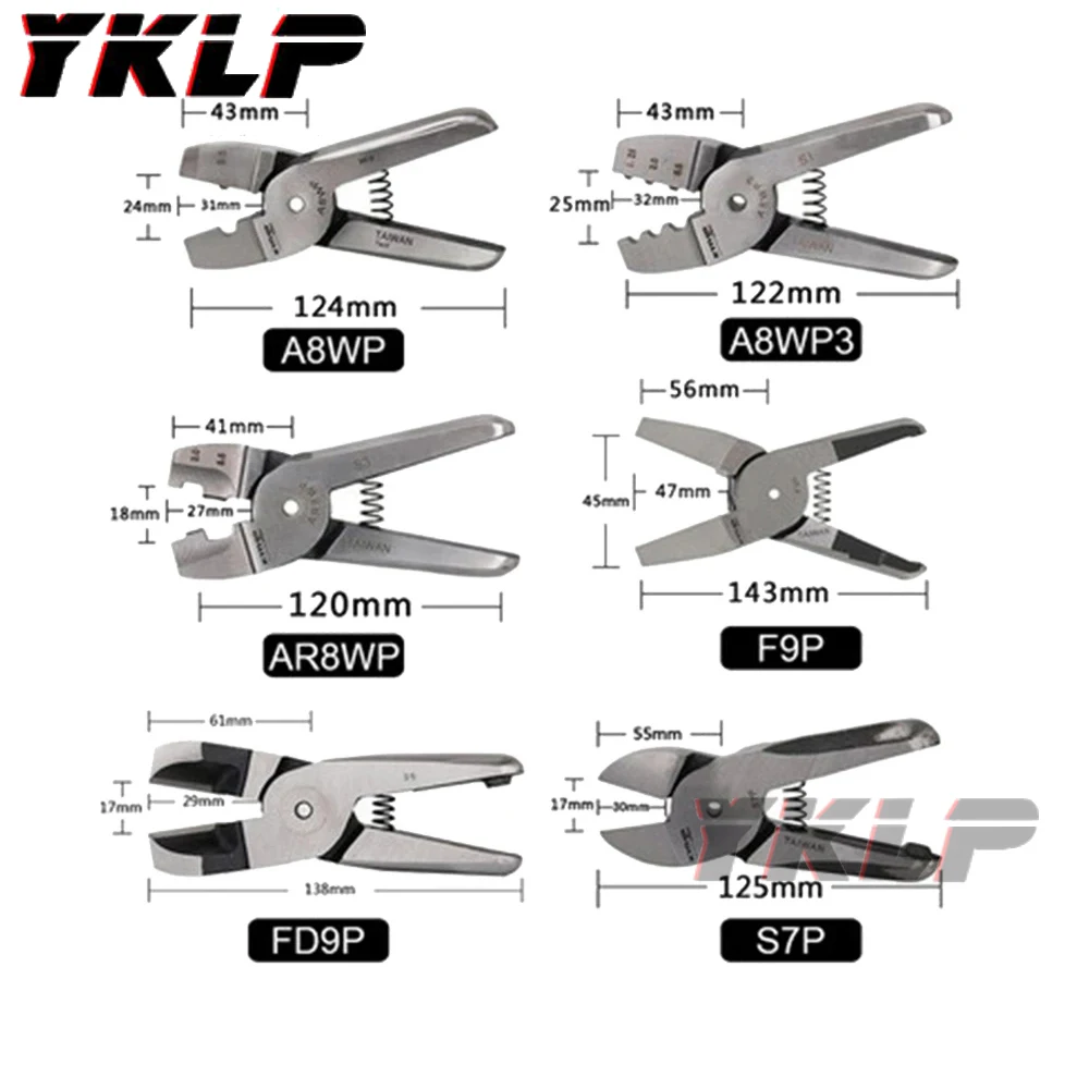 Tesoura de ar Tesoura Cortador Cabeça Nipper Pneumático Alicate Ferramenta Parte para Terminal Ar8wp A8wp3 A8wp Hs30 Corpo 1pc