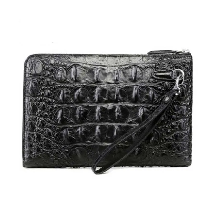 langhao crocodile leather men bags  male  large capacity  Men's bags  Male hand bag  business  fashion  big  Hand bag  tide men