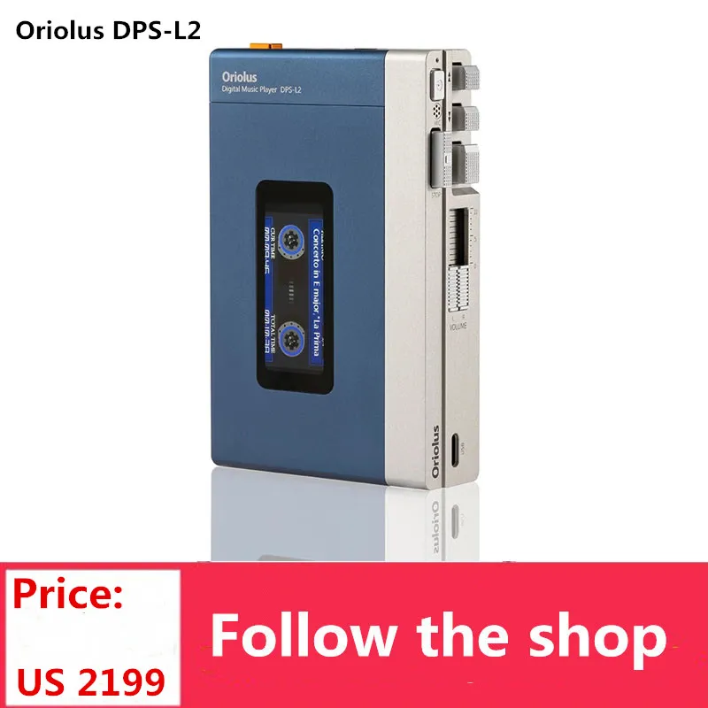 

Oriolus DPS-L2 Flagship Digital HiFi player ES9038 Pro USB DAC Cassette player outlook Two-way Bluetooth 3.5mm+3.5mm+4.4mm PO