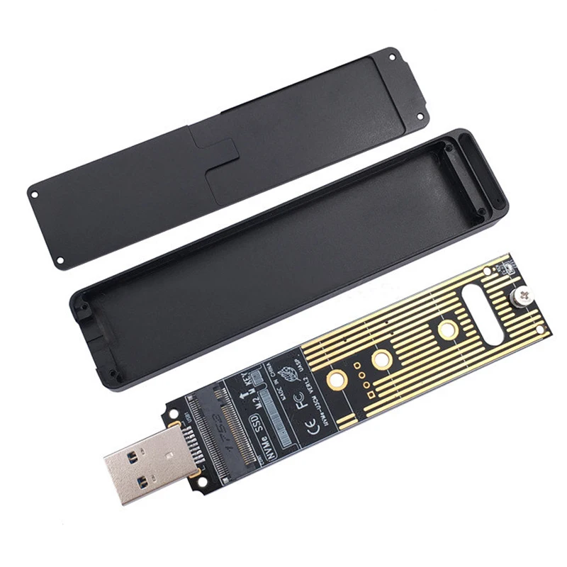 Boîtier pour disque dur NVME SSD, M.2 vers USB 3.1, Type A, pour 2230, 2242, 2260, 2280