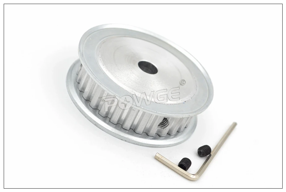 POWGE 35 Teeth T5 Timing Pulley Bore 8-25mm Fit W=10/15mm T5 Synchronous Belt 35T 35Teeth T5 Timing Belt Pulley 35-T5