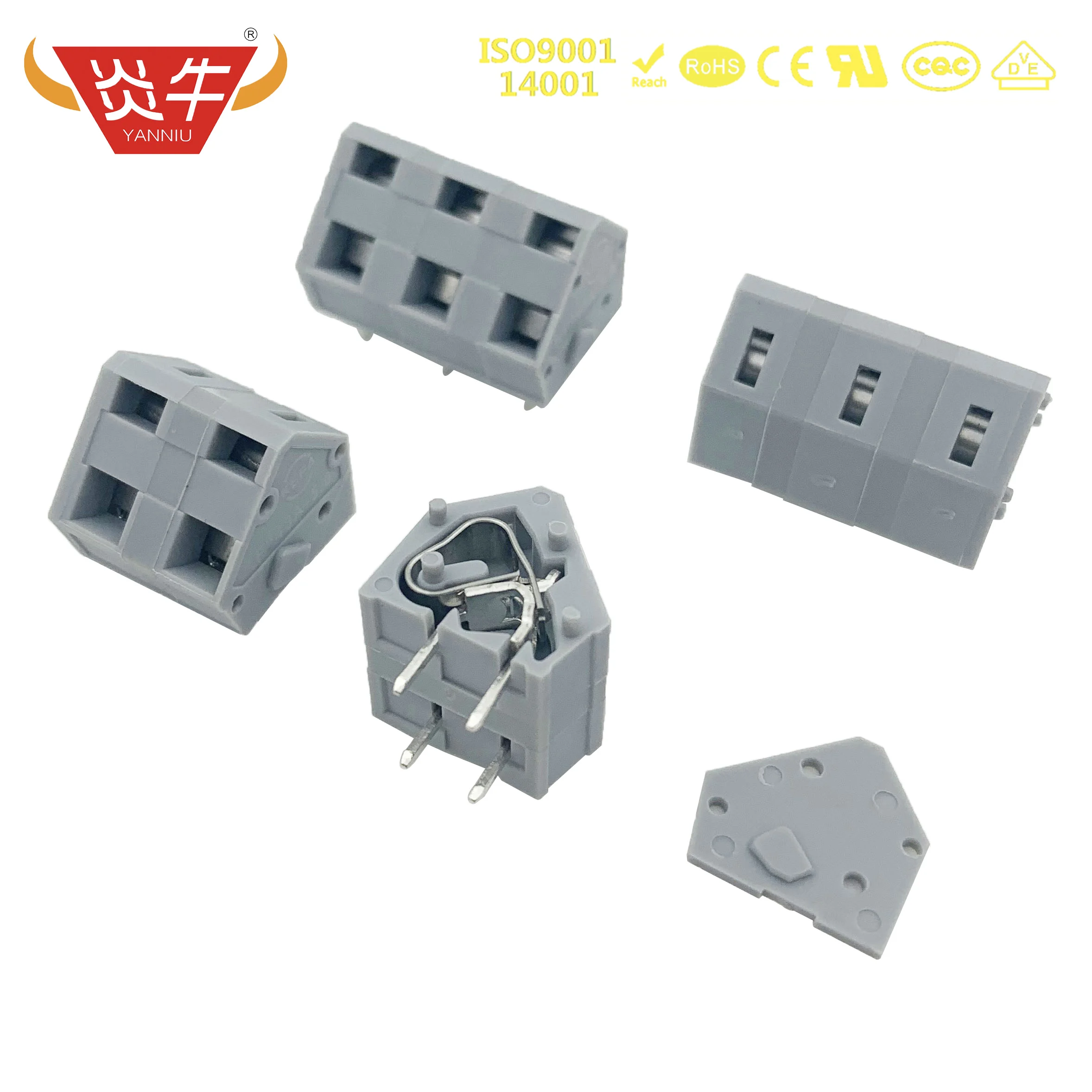 

10Pcs KF243A 7.5 2P ~ 12P PCB SPRING TERMINAL BLOCKS DG245 7.5mm 2PIN ~ 12PIN ZFKDS 1,5C-7.5 1889259 PHOENIX CONTACT DEGSON KEFA