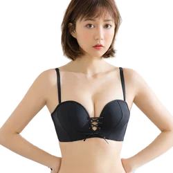 Non-slip Invisible Bra Push Up Wireless Wire Free Seamless Sexy Strapless Lingerie Solid Color Intimate Wear