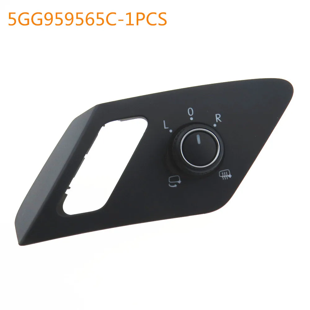 

SCJYRXS Chrome 6 Pins Left Front Side Mirror Heated Control Switch 5GG959565C for Golf MK7 5GG 959 565C 5GG 959 565 C