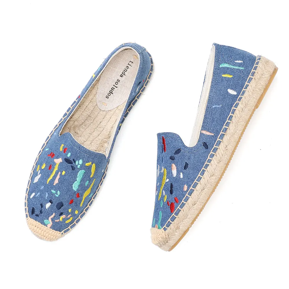 2020 Casual Summer Shoes 2019 Espadrilles Sapatos Zapatillas Mujer Platform Lady Slippers For Spring Flats Footwear Fashion