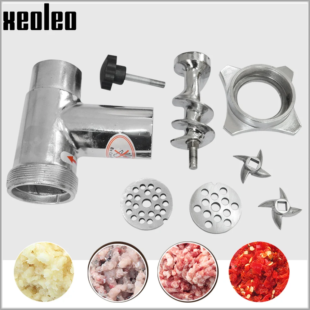 XEOLEO Meat Grinder 40-60kg/h electric chopper Food processors Stainless steel Grinder Sausage Stuffer Household and commercial