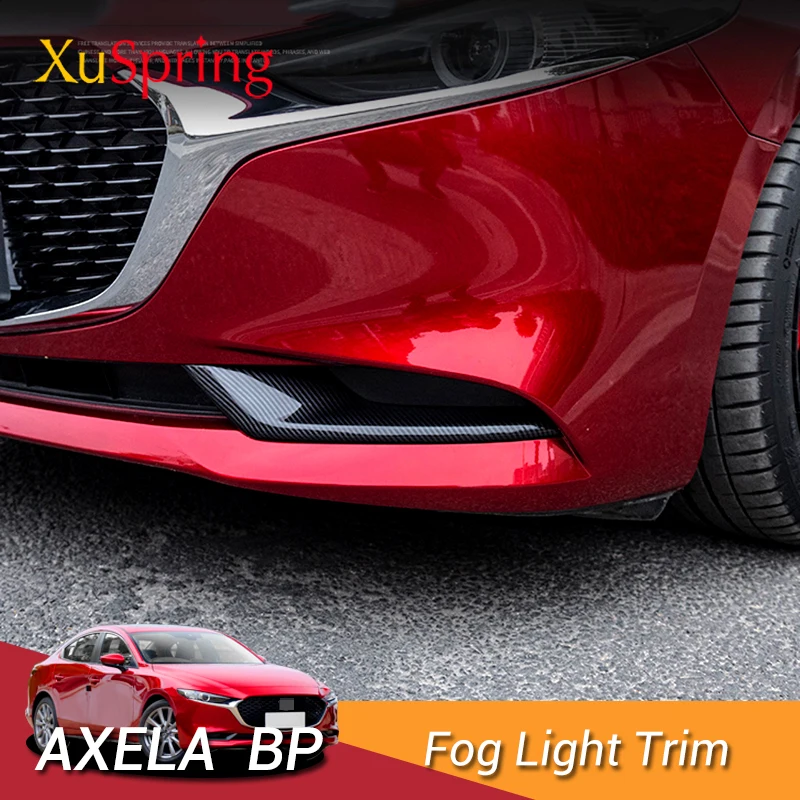 

For Mazda3 2019 2020 Axela BP Car Front Rear Fog Lights Lamp Frame Cover Bezel Trim Styling