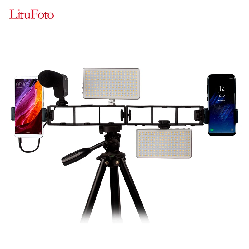 203*53*25Mm Y8 Đa Chức Năng Chân Đế 6 Năm 1/4 Các Giao Diện 2 Hot Giày Trọng Lượng Chịu Lực 3Kg, Cho Điện Thoại Tripod Chân Đế Cố Định Chụp Ảnh