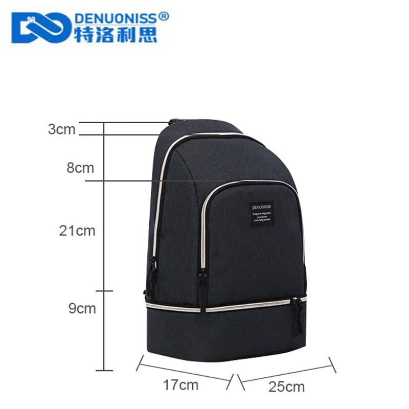 DENUONISS Creative Insulation Bag Slanting Cool Pack Picnic Bakcpack Cooler Bag Multi-function Eva Cooler Backpack Cool Bag