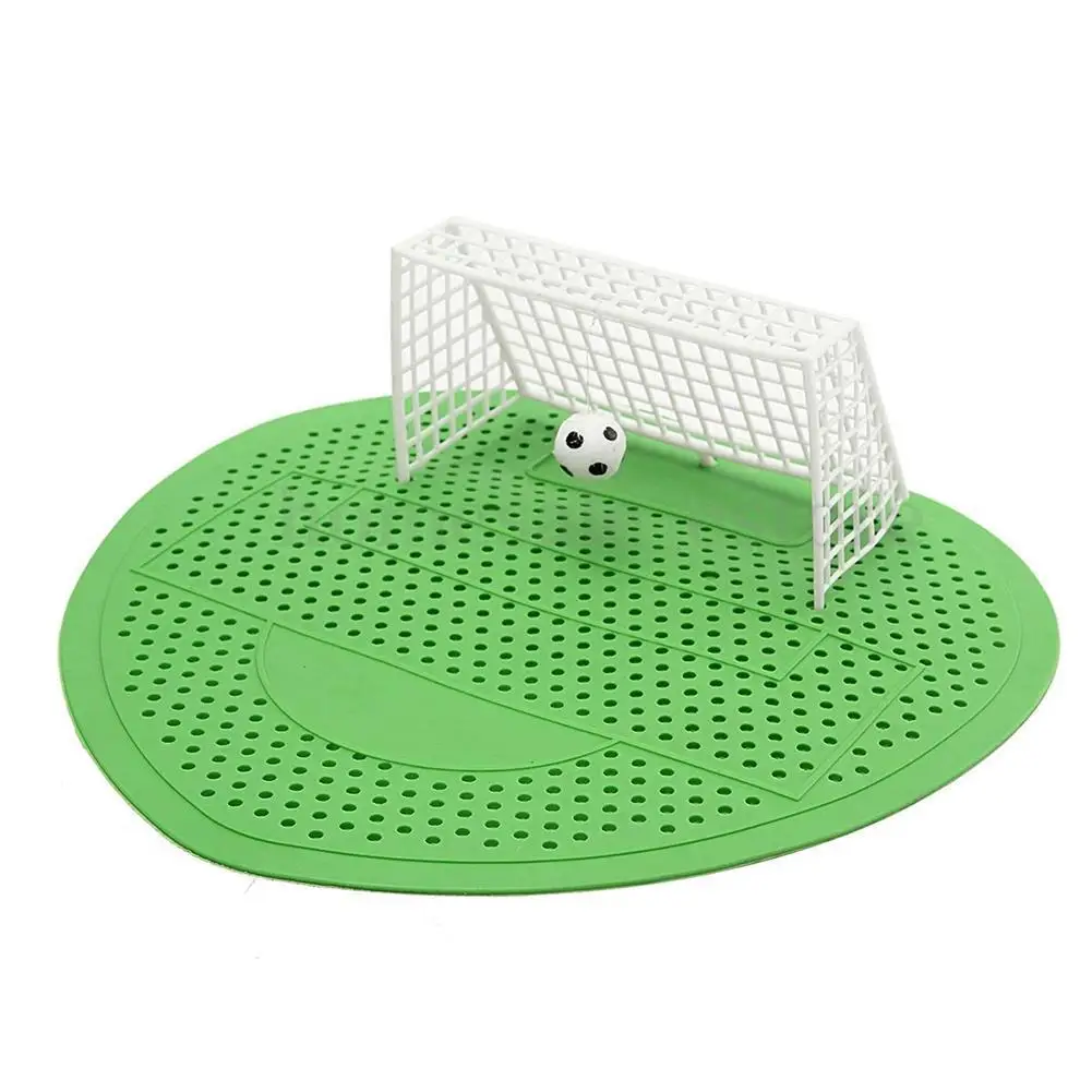 Man Toilet Standing Urinal Filter Plastic Mesh Football Soccor Shape Creative Bathroom Restroom Piss Screen Filtering Pad