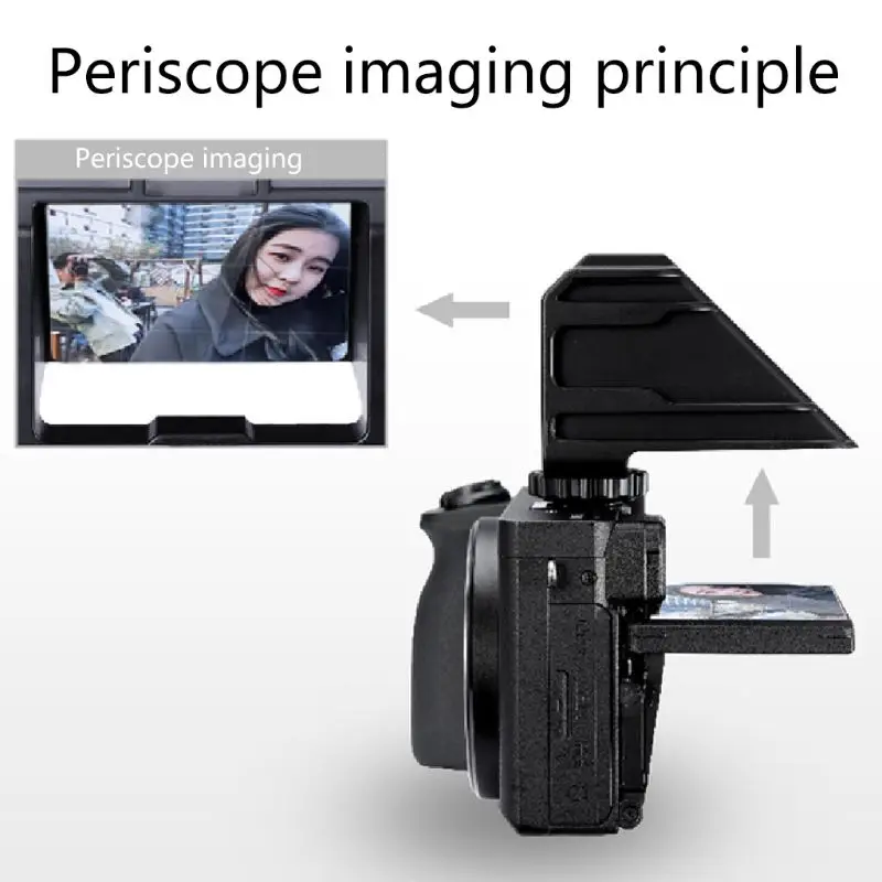 Plastic Flip Screen Bracket Periscope Vlog Selfie Stand Holder for Sony A6000 A6300 A7II A7RIII A7M3 Accessories Kit