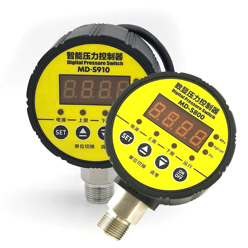 Intelligent pressure controller electronic digital pressure gauge air compressor switch water pressure MD-S910