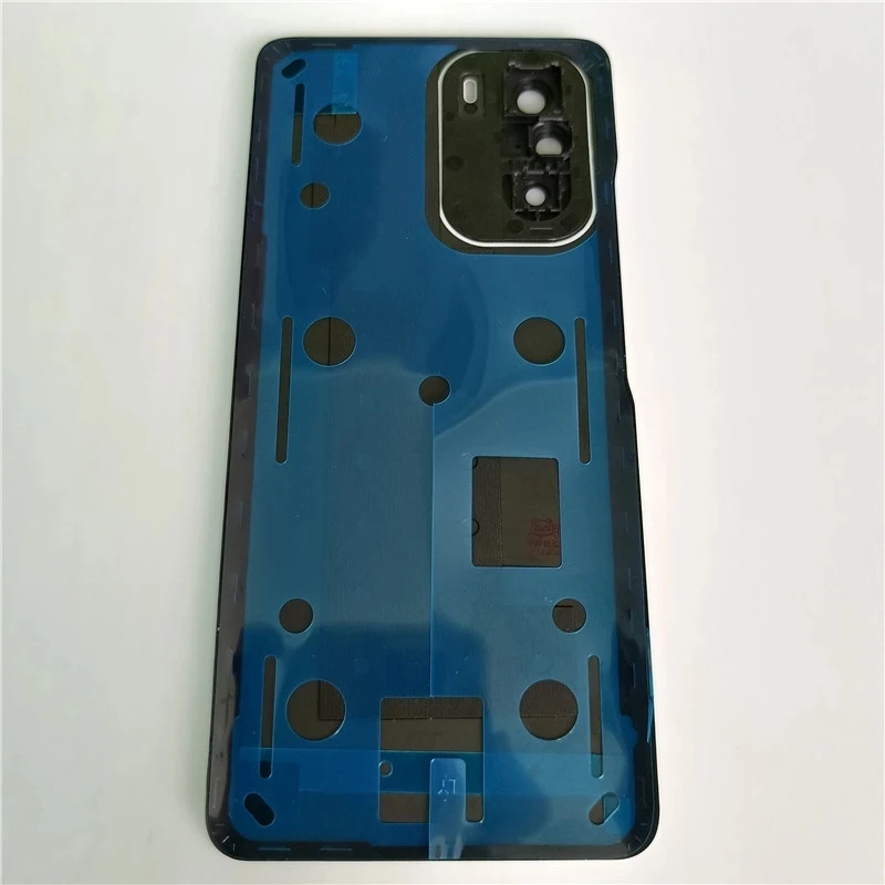 For Xiaomi Poco F3 5G Glass Back Battery Cover Replacement Rear Housing Door Case With Camera Lens