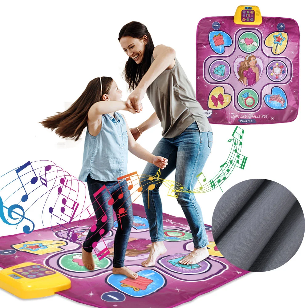 

Dance Mat Non Slip Baby Playmats Educational Children Carpet Toys Music Step Play Mat with Activity Gym for Kids Birthday Gift