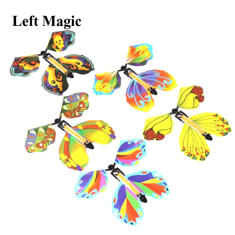 10 Pcs Magic Flying Butterfly Little Magic Tricks Funny Surprise Joke Toys For Children Surprising Prank Joke Mystical