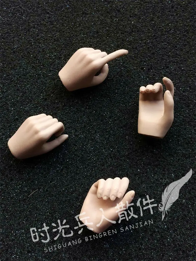 TBLeague 1/6th Female Soldier PL2020-162 Viking Suntan Color 4PCS/SET Hand Model For Usual 12inch Doll Action Accessories